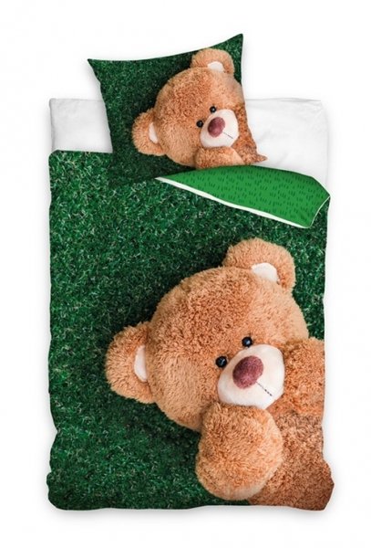 Pościel młodzieżowa 100% bawełna 160x200 - Miś - NL215037