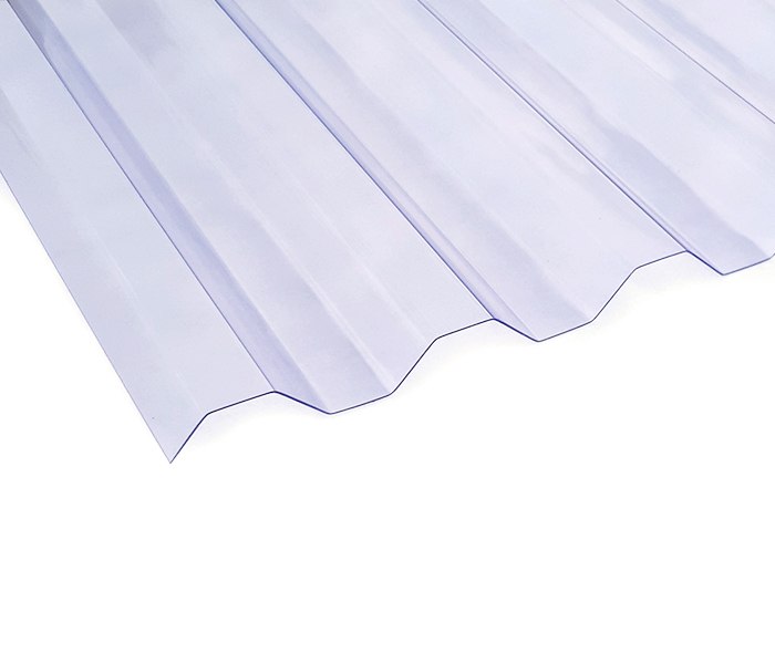 Pokrycie dachu Płyta trapezowa PVC 2,6 m