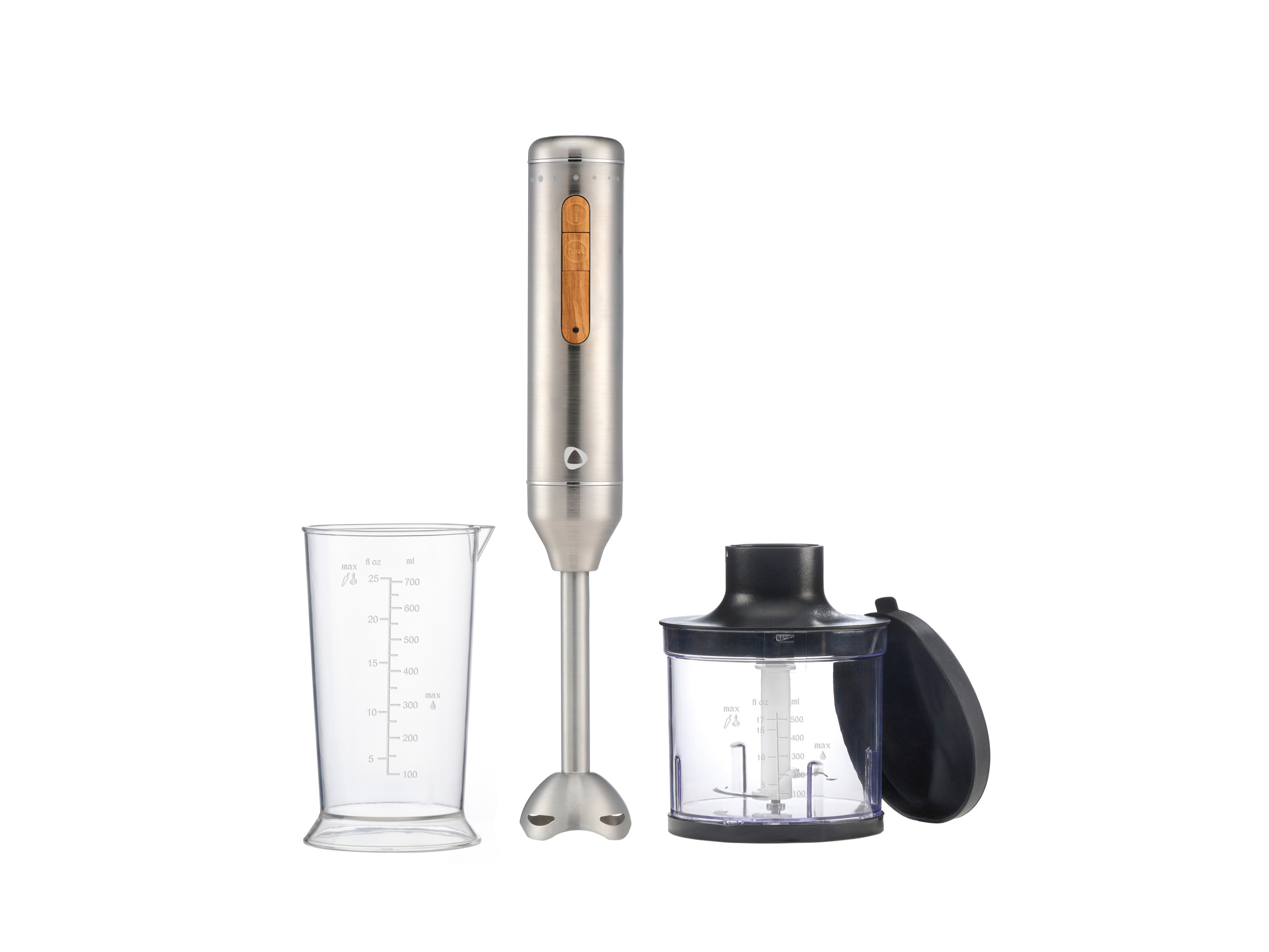 Silvercrest Blender ręczny z rozdrabniaczem, 600 W Stal szlachetna