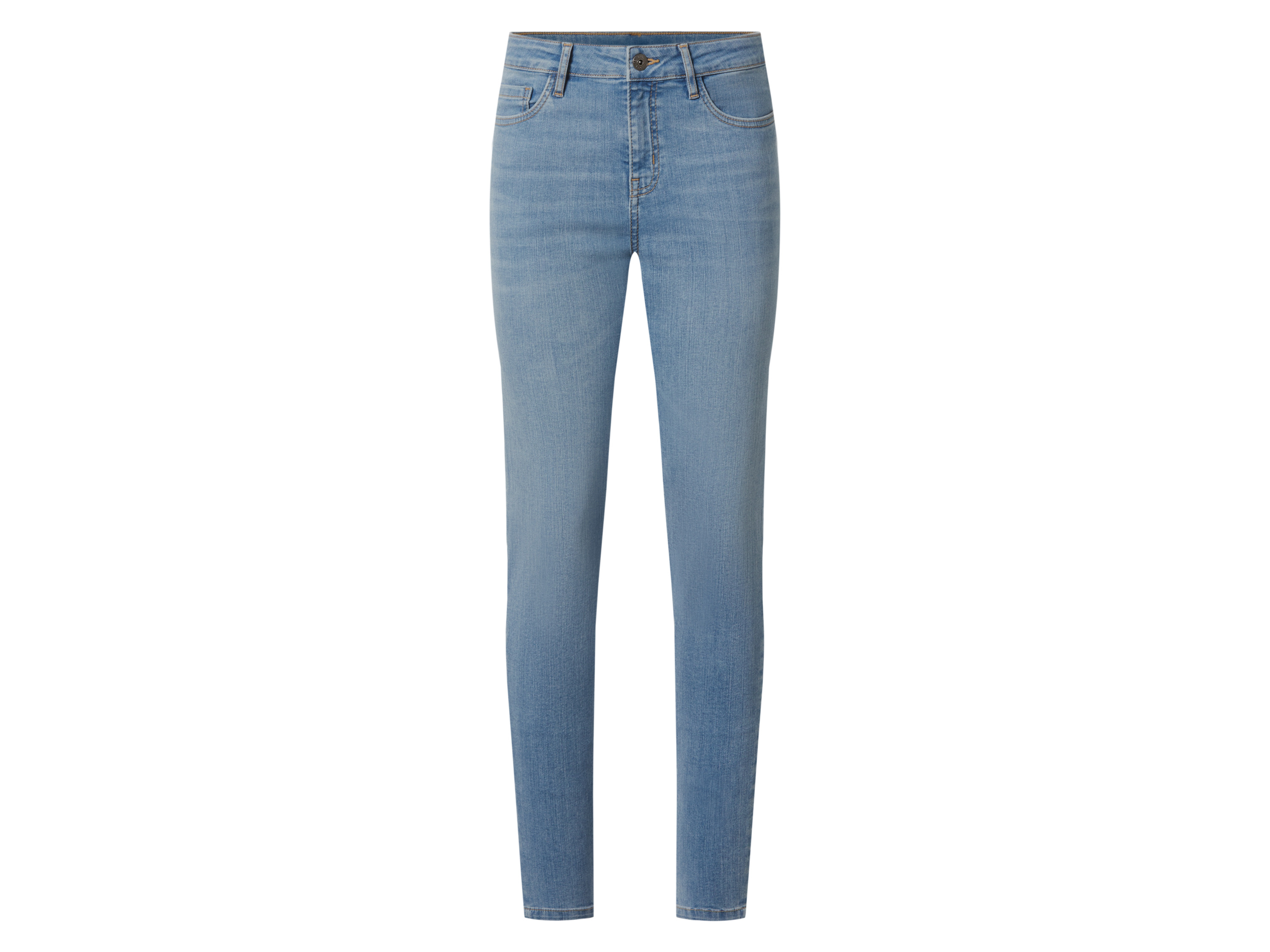 esmara Jeansy damskie super skinny fit push-up Niebieski, 40