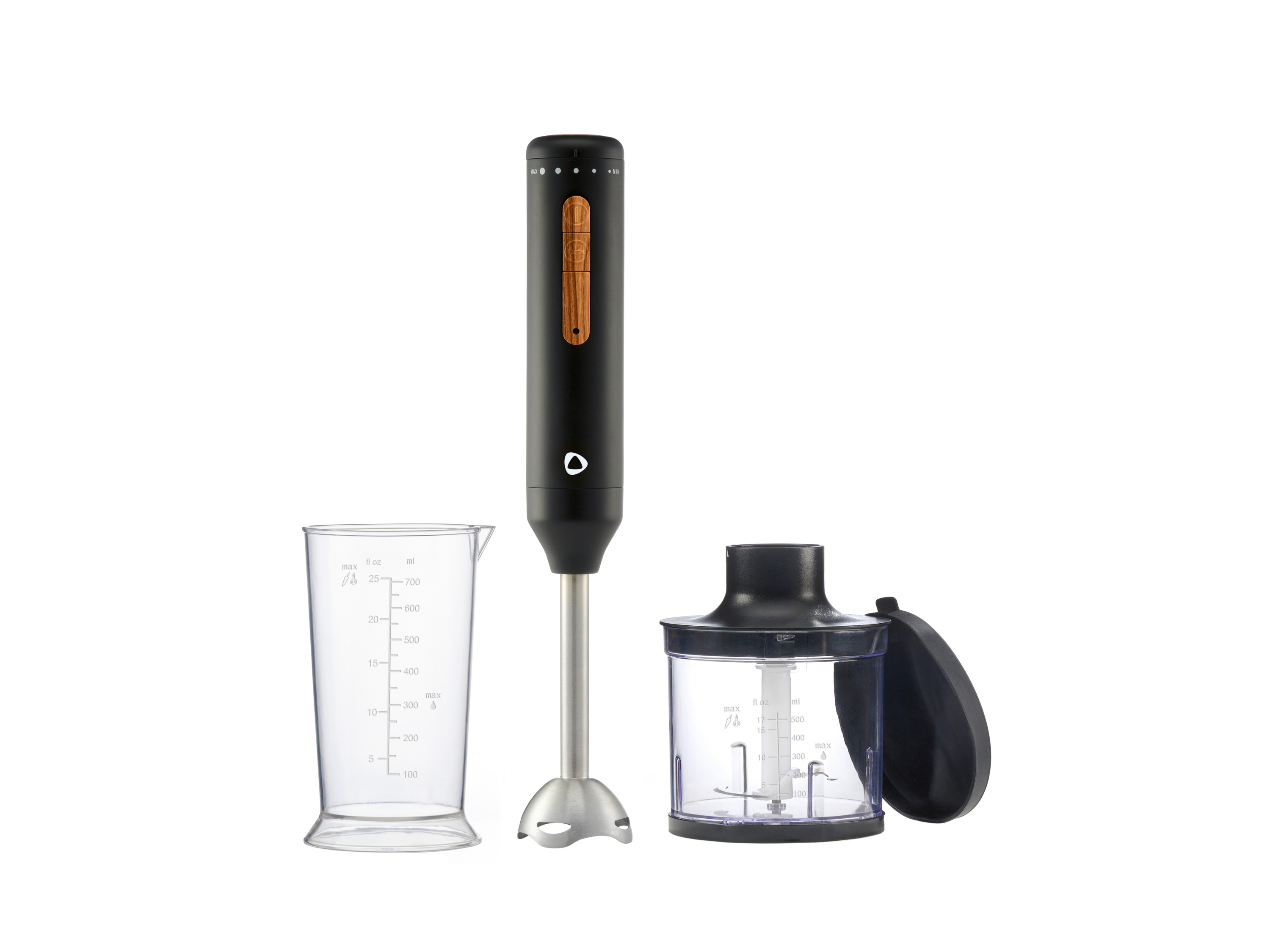 Silvercrest Blender ręczny z rozdrabniaczem, 600 W Czarny