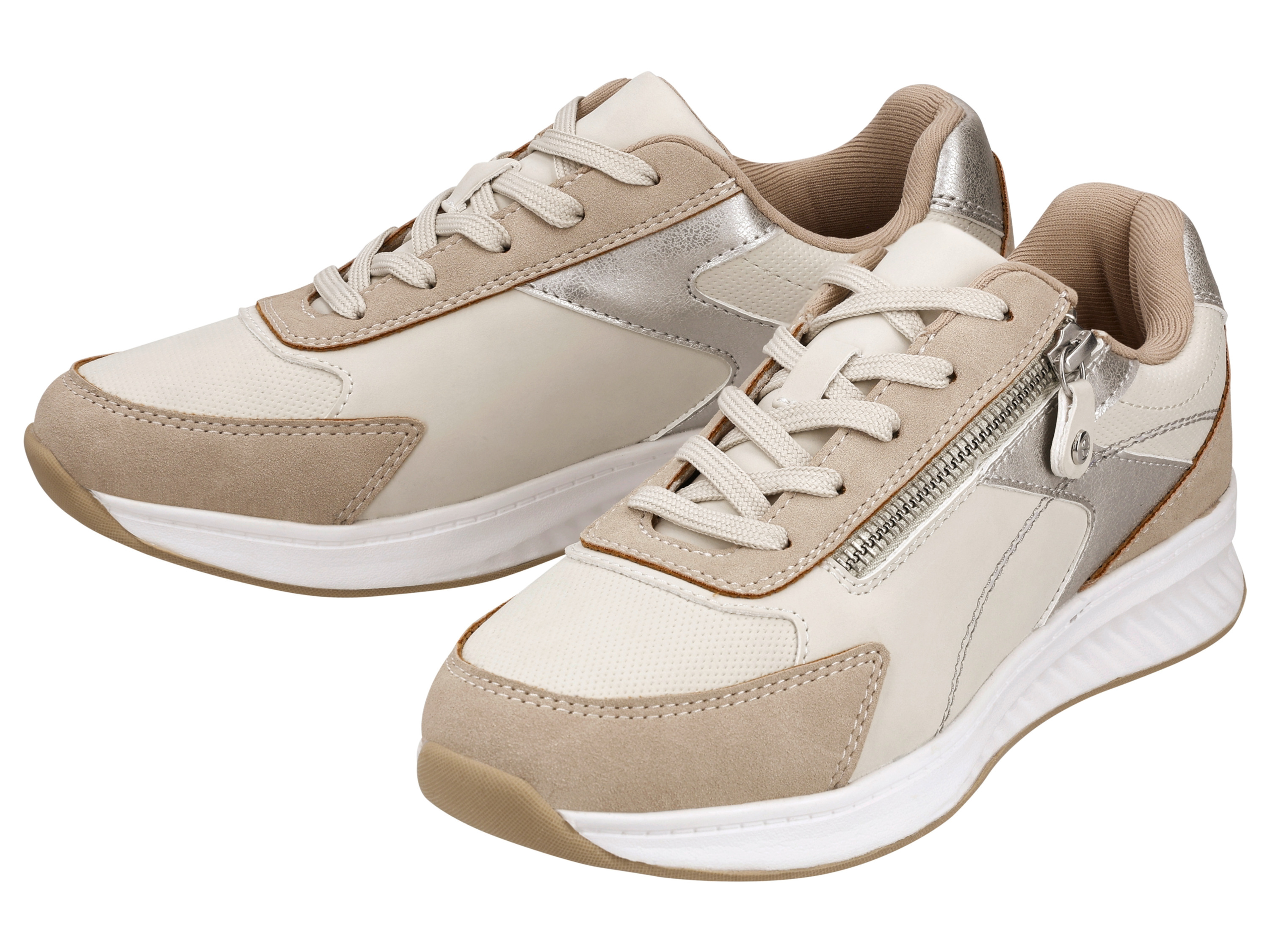 esmara Sneakersy damskie Beżowy, 37