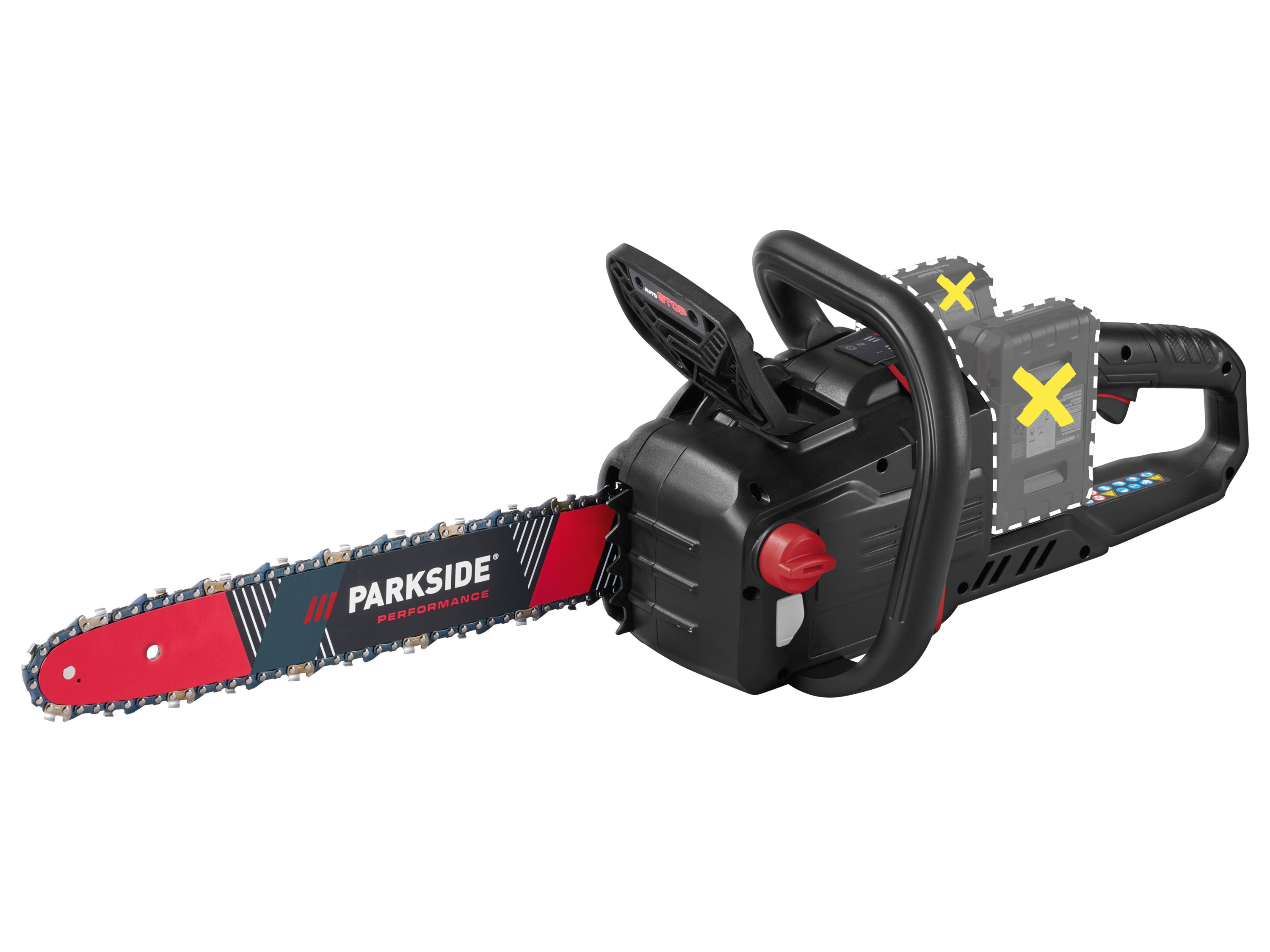 Parkside Performance Akumulatorowa piła łańcuchowa, 40 V, Ppksa 40-Li C3 bez baterii i ładowarki
