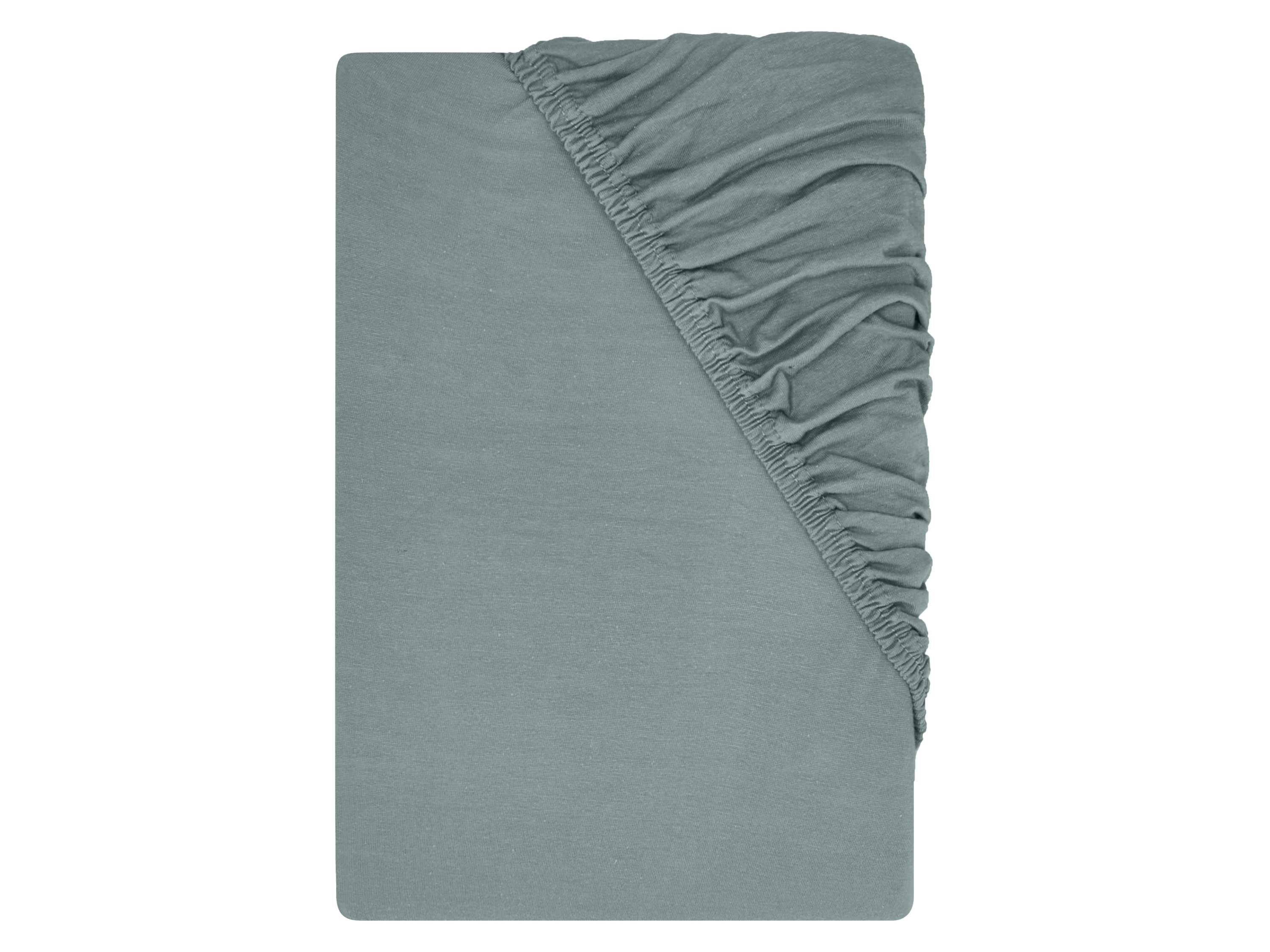 Livarno Prześcieradło dżersejowe z gumką, 140-160 x 200 cm Zielony