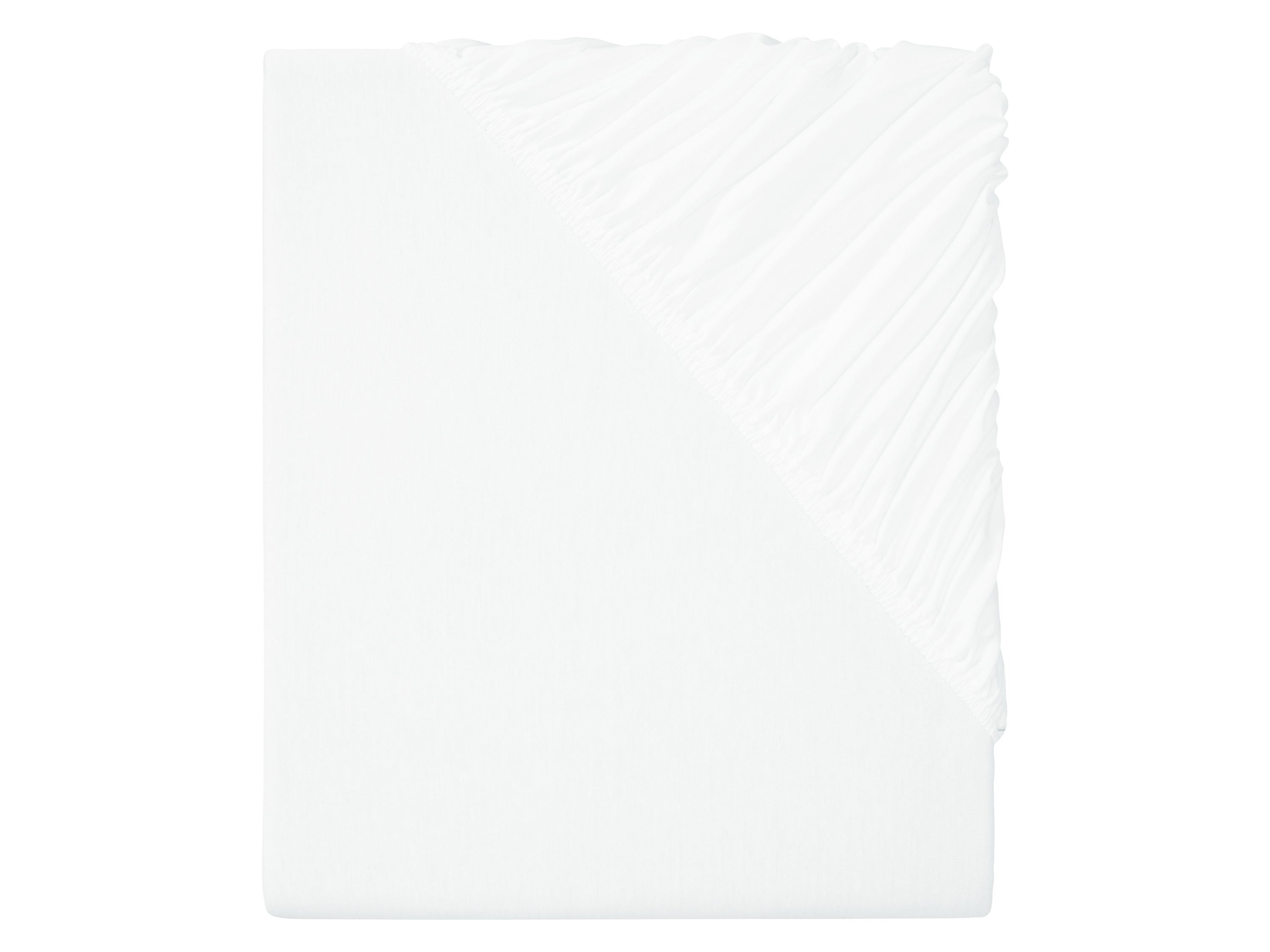 Livarno home Prześcieradło z dżerseju i modalu, 140-160 x 200 cm Biały
