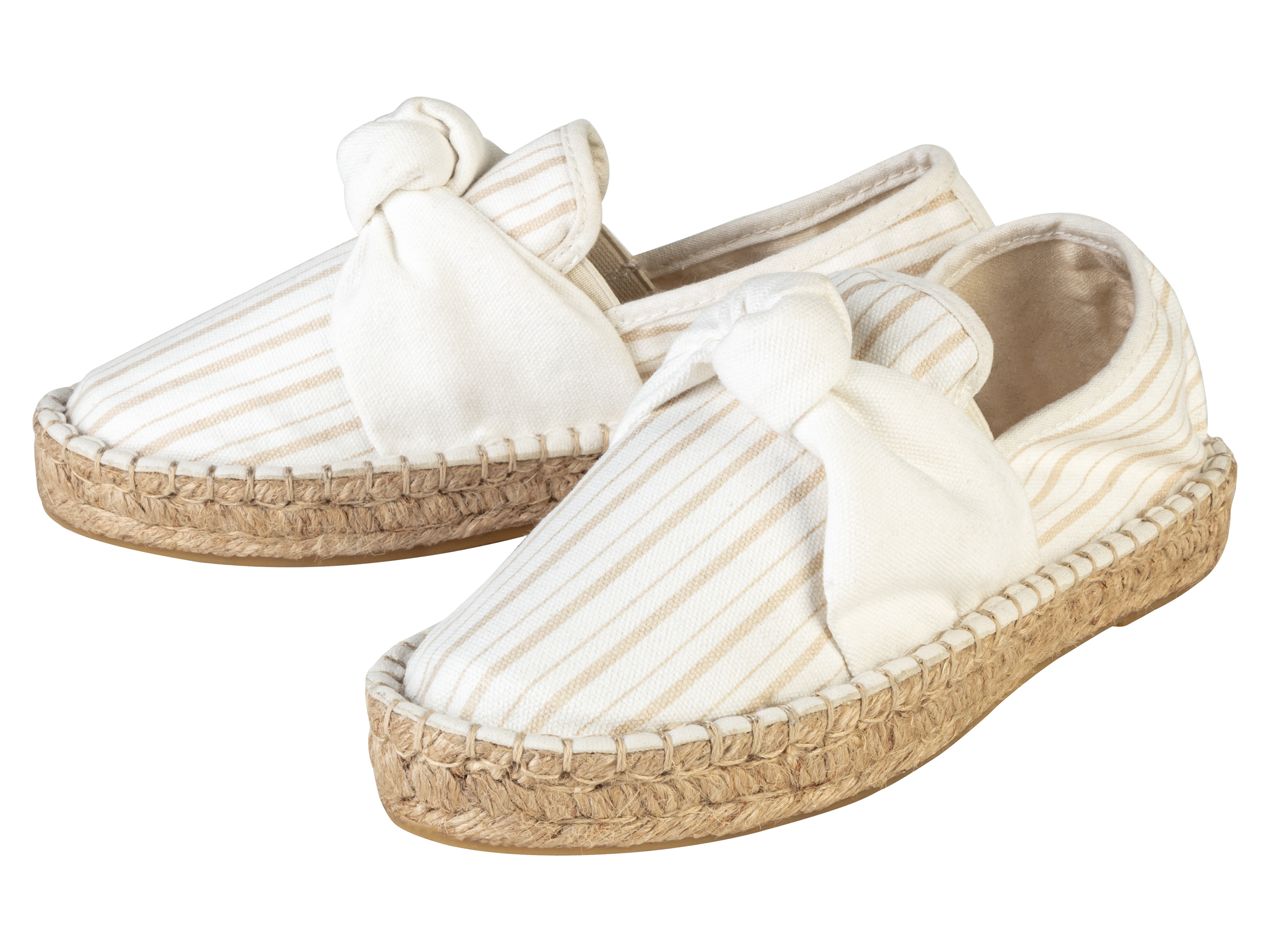 esmara Espadryle damskie z bawełną Beżowy, 37