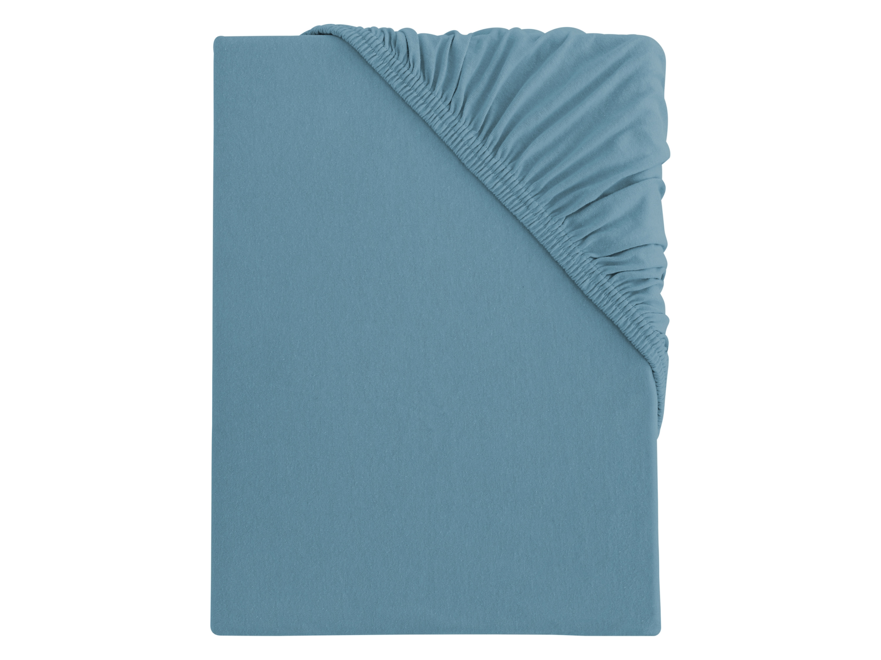 s.Oliver Prześcieradło bi-elastic z dżerseju z gumką, 140-160 x 200 cm Turkusowy