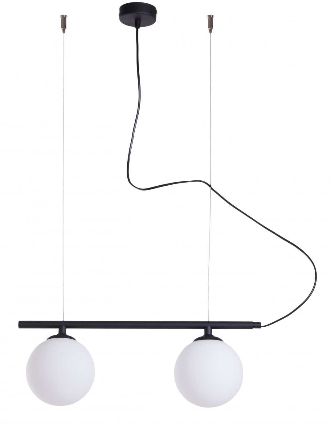 Darmowa Dostawa - Lampa wisząca 2x10 W czarna Aldex Beryl 1006H1