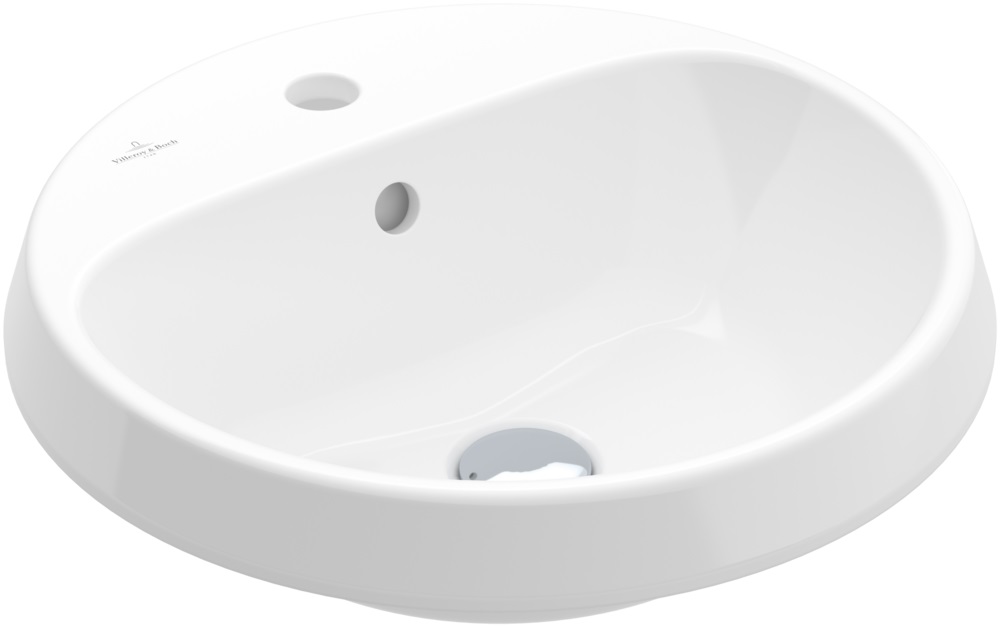 Darmowa Dostawa - Umywalka 45x45 cm okrągła wpuszczana biała Villeroy & Boch Architectura 5A6545R1