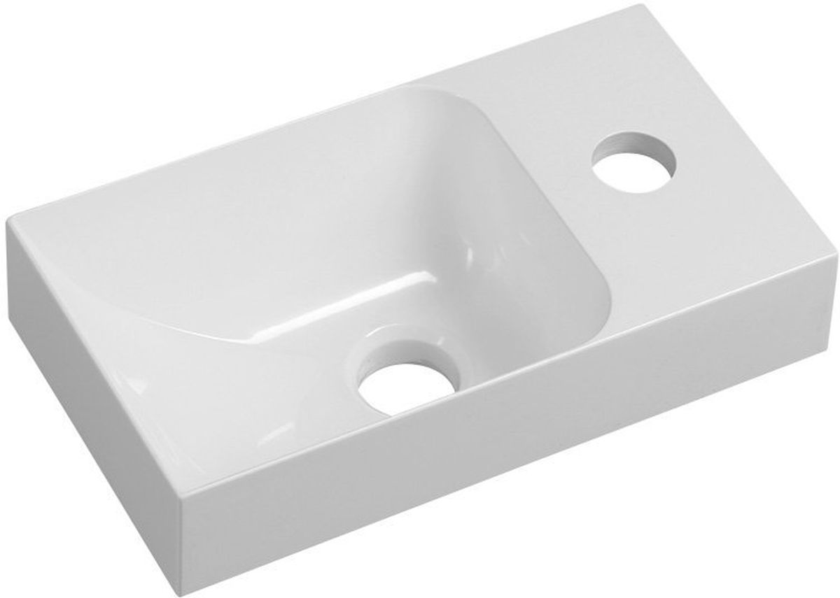 Darmowa Dostawa - Umywalka 30.8x17 cm prostokątna ścienna-meblowa biała Sapho Small PK305