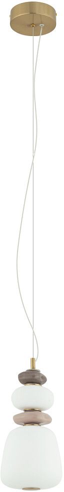 Darmowa Dostawa - Lampa wisząca 1x12 W szary/popielaty-brązowa Nowodvorski Lighting Ceramic 11702