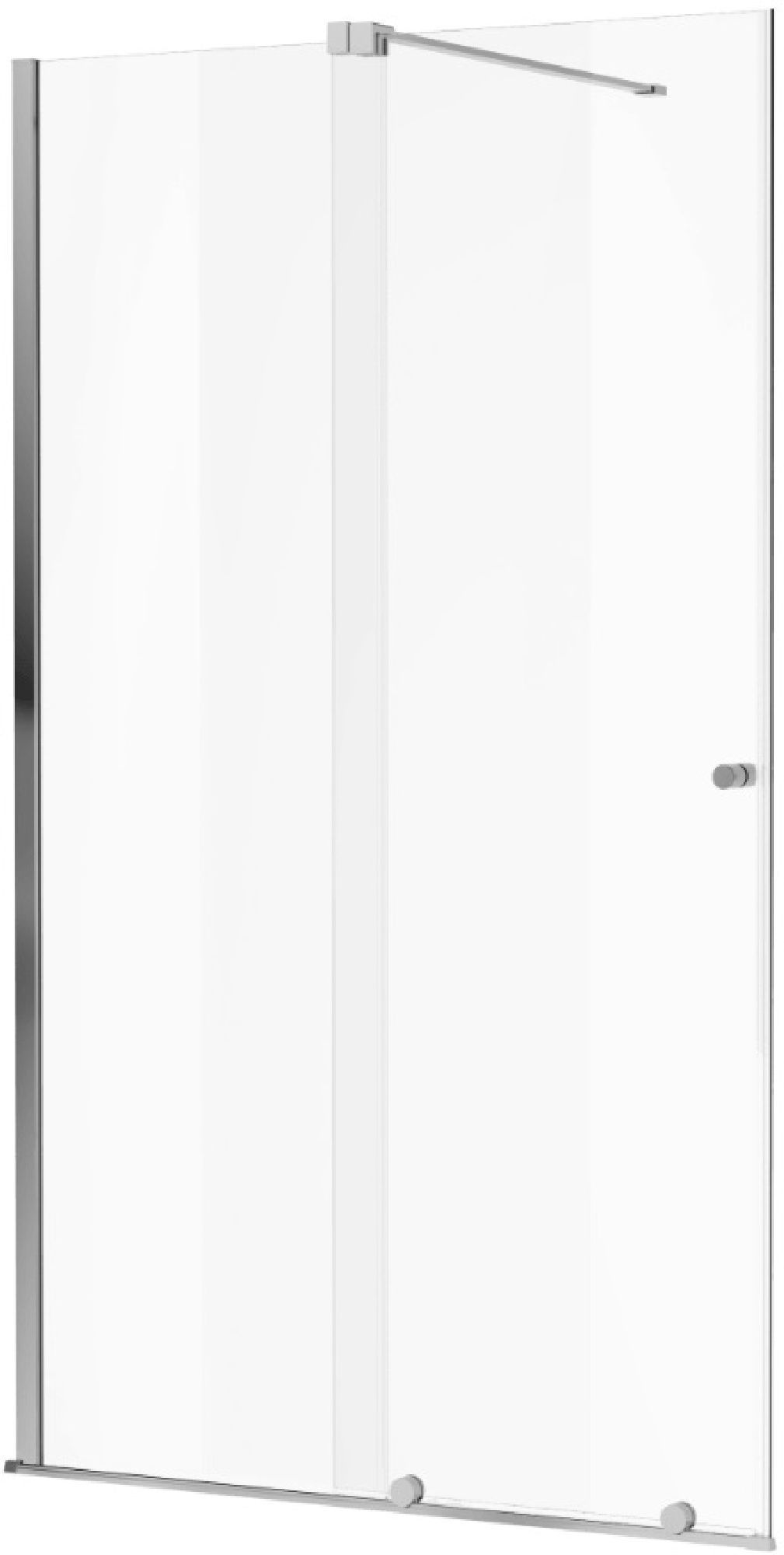 Darmowa Dostawa - Drzwi prysznicowe 120 cm rozsuwane chrom połysk/szkło przezroczyste Excellent Ortigo KAEX5012K1200CR
