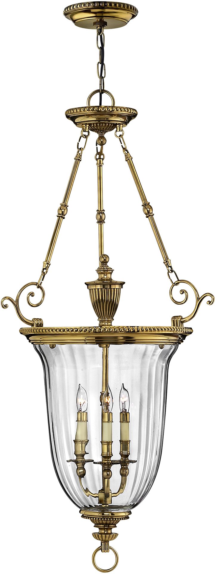 Darmowa Dostawa - Lampa wisząca 3x60 W mosiądz Elstead Lighting Cambridge HKCAMBRIDGEPL