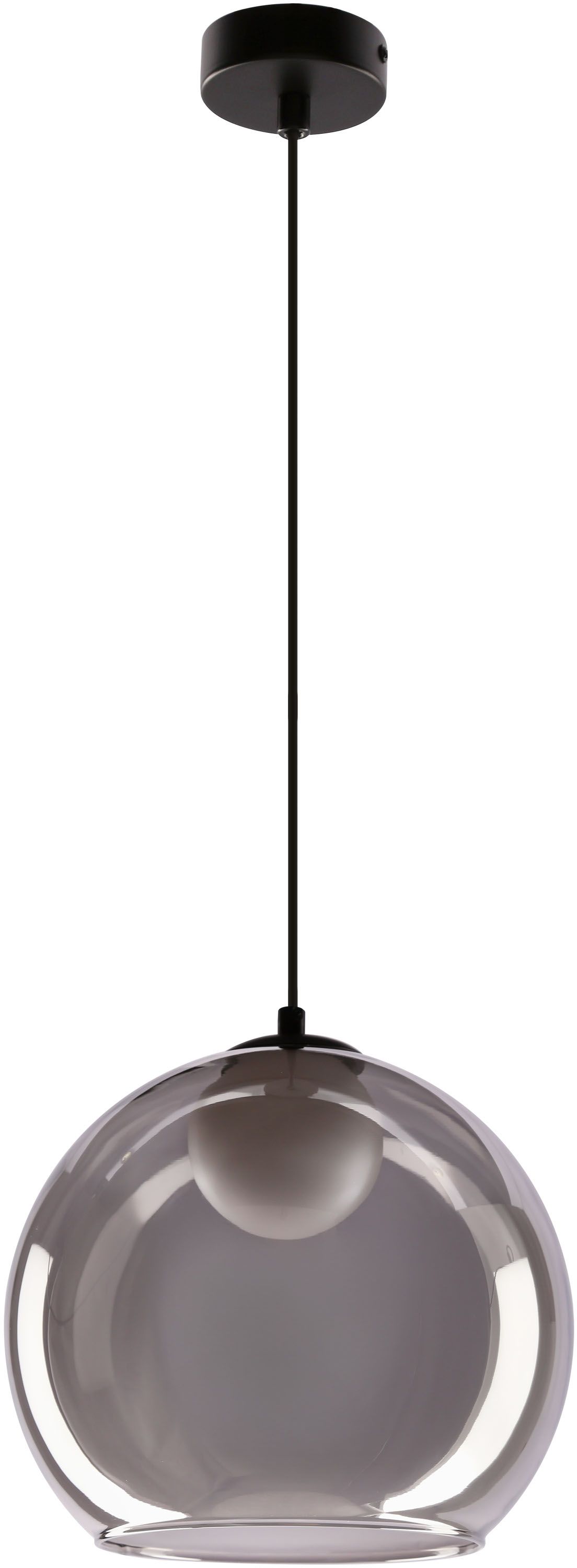 Darmowa Dostawa - Lampa wisząca 1x15 W czarna-przydymiona Candellux Brin 3138333