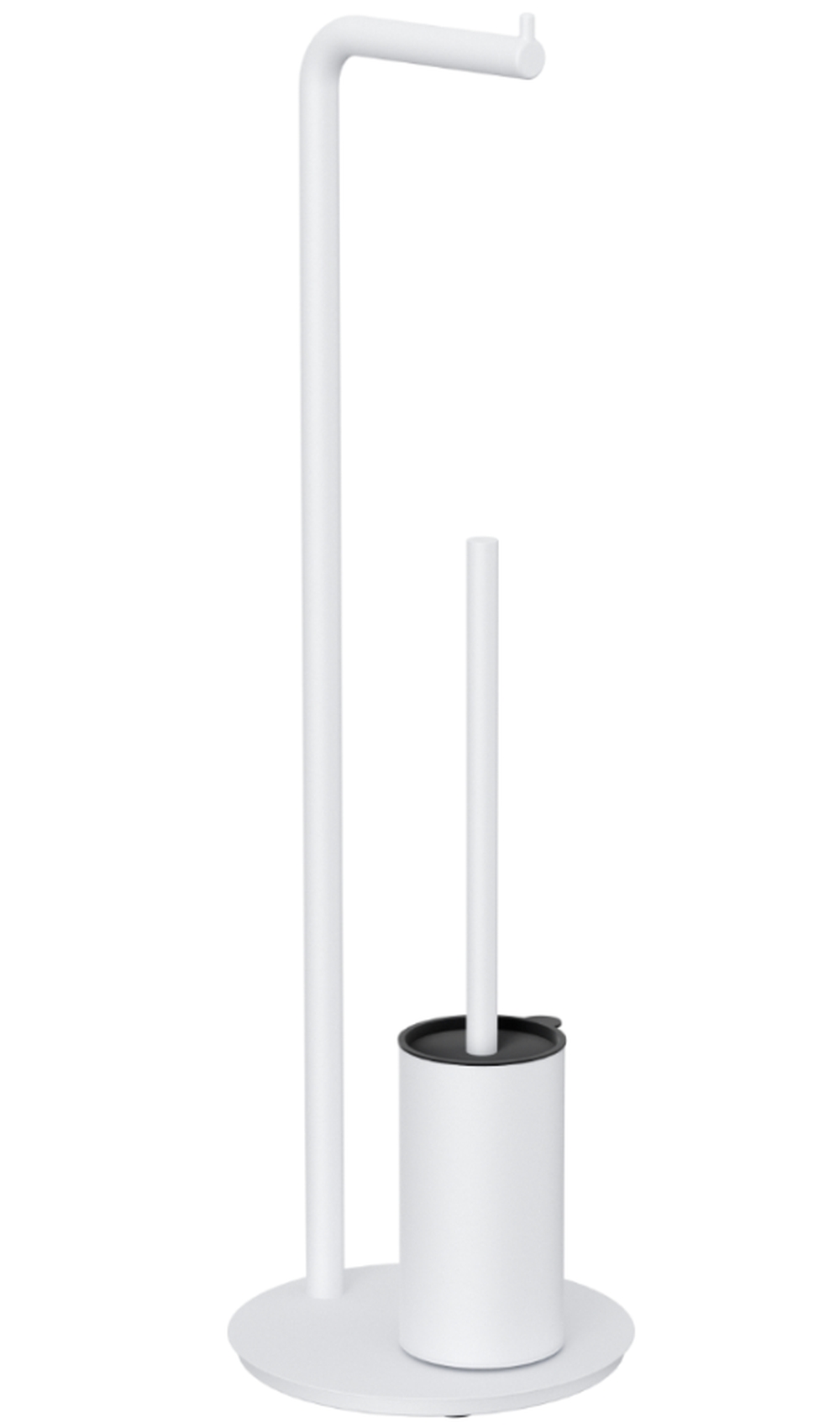 Darmowa Dostawa - Stojak na papier toaletowy ze szczotką WC biały Excellent Fido DOEX1417WH