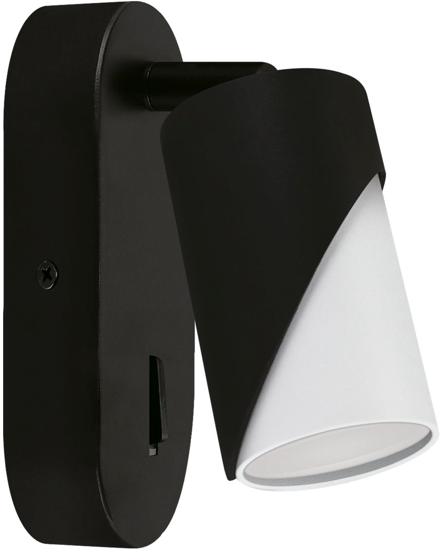 Darmowa Dostawa - Kinkiet 1x35 W biały-czarny Strühm Zebra 04216