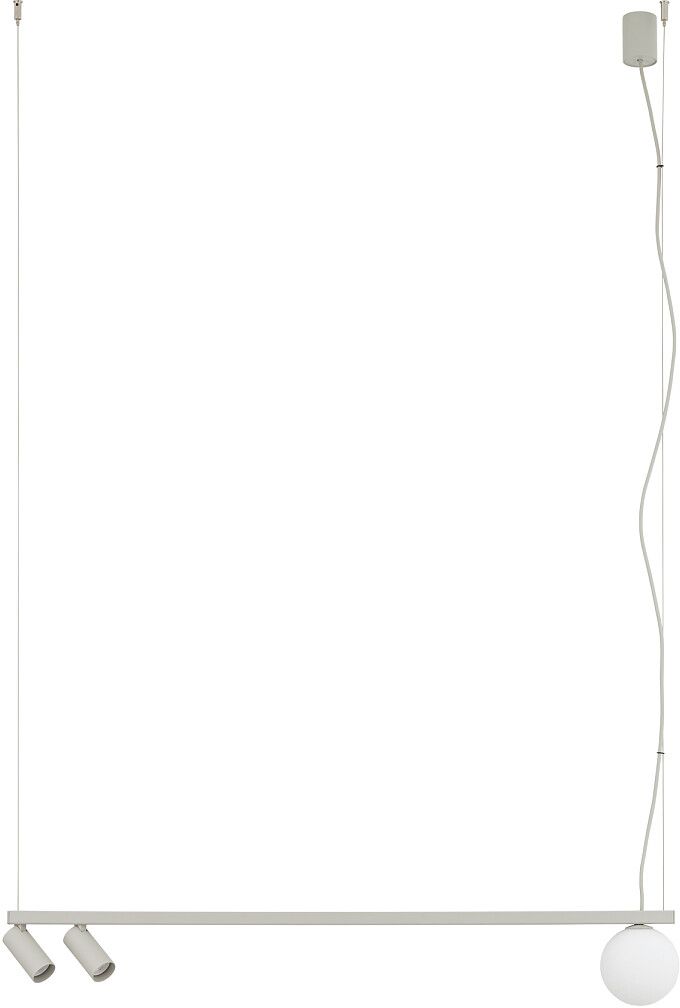 Darmowa Dostawa - Lampa wisząca 3x10 W szary/popielaty Nowodvorski Lighting Fourty III 11450