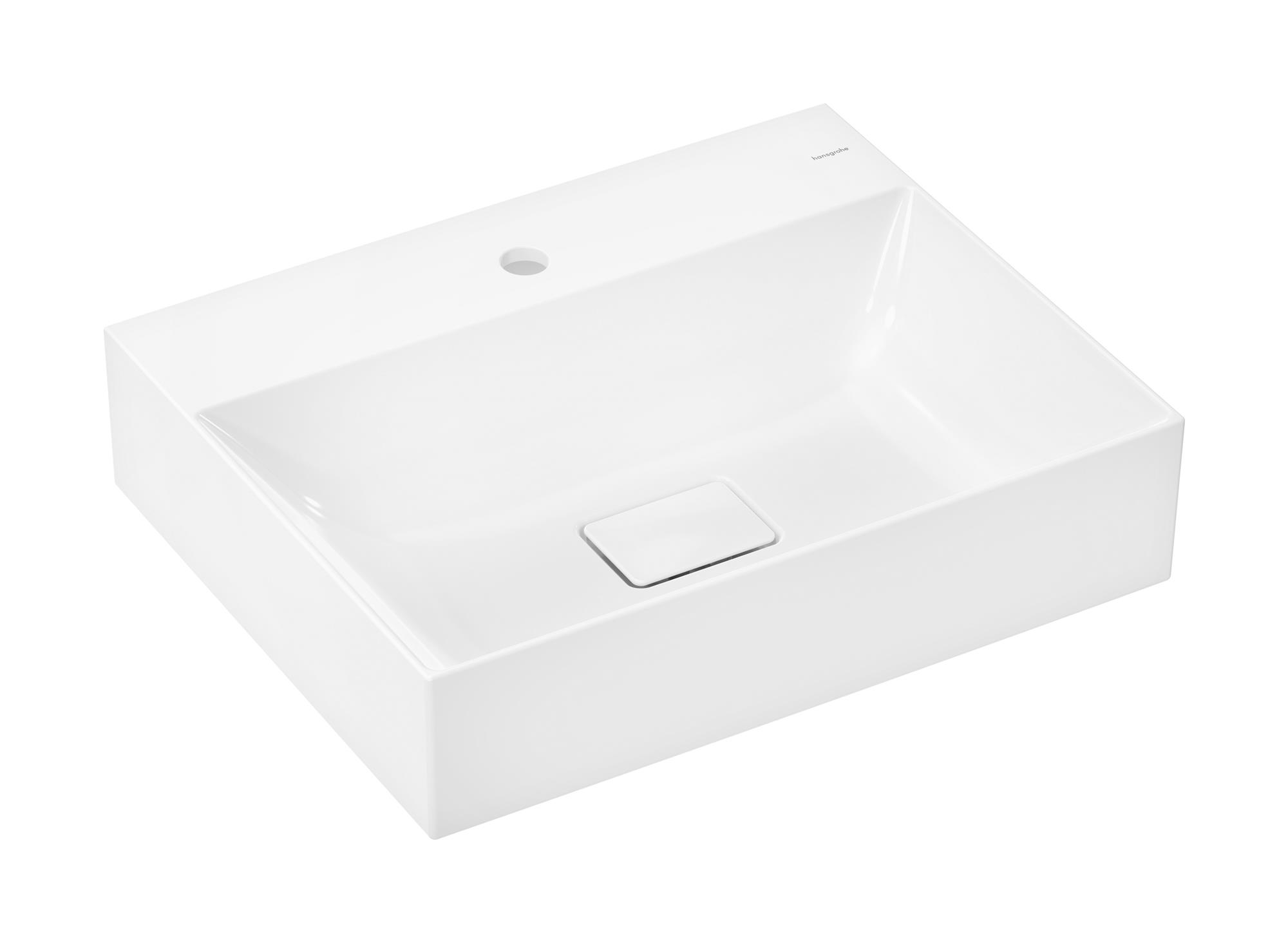Darmowa Dostawa - Umywalka 60x48 cm prostokątna ścienna biała Hansgrohe Xevolos E 61092450