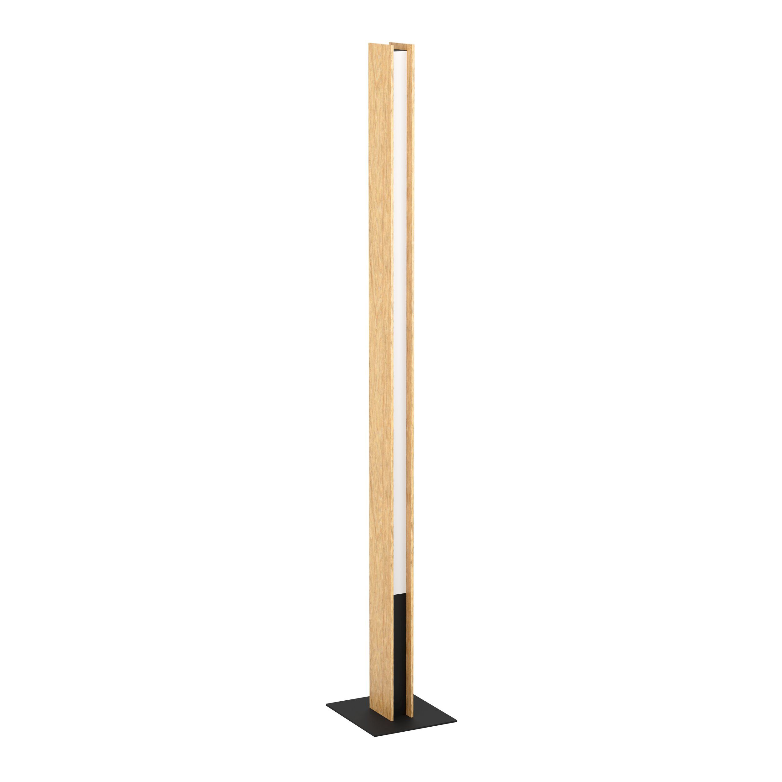 Darmowa Dostawa - Lampa stojąca 1x35 W czarna-drewno Eglo Anchorena 900392