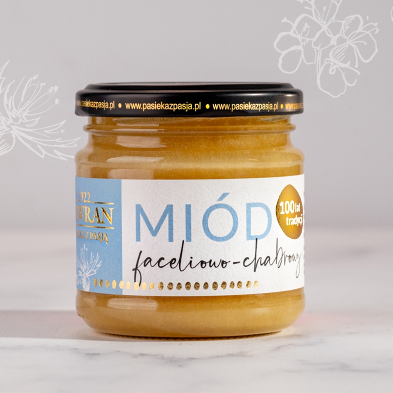 Miód faceliowo-chabrowy 260g - Pasieka z Pasją Hawran
