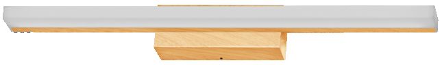 Osram Orbis Mirror lampka LED 60 cm do lustra 1x10 W drewno
