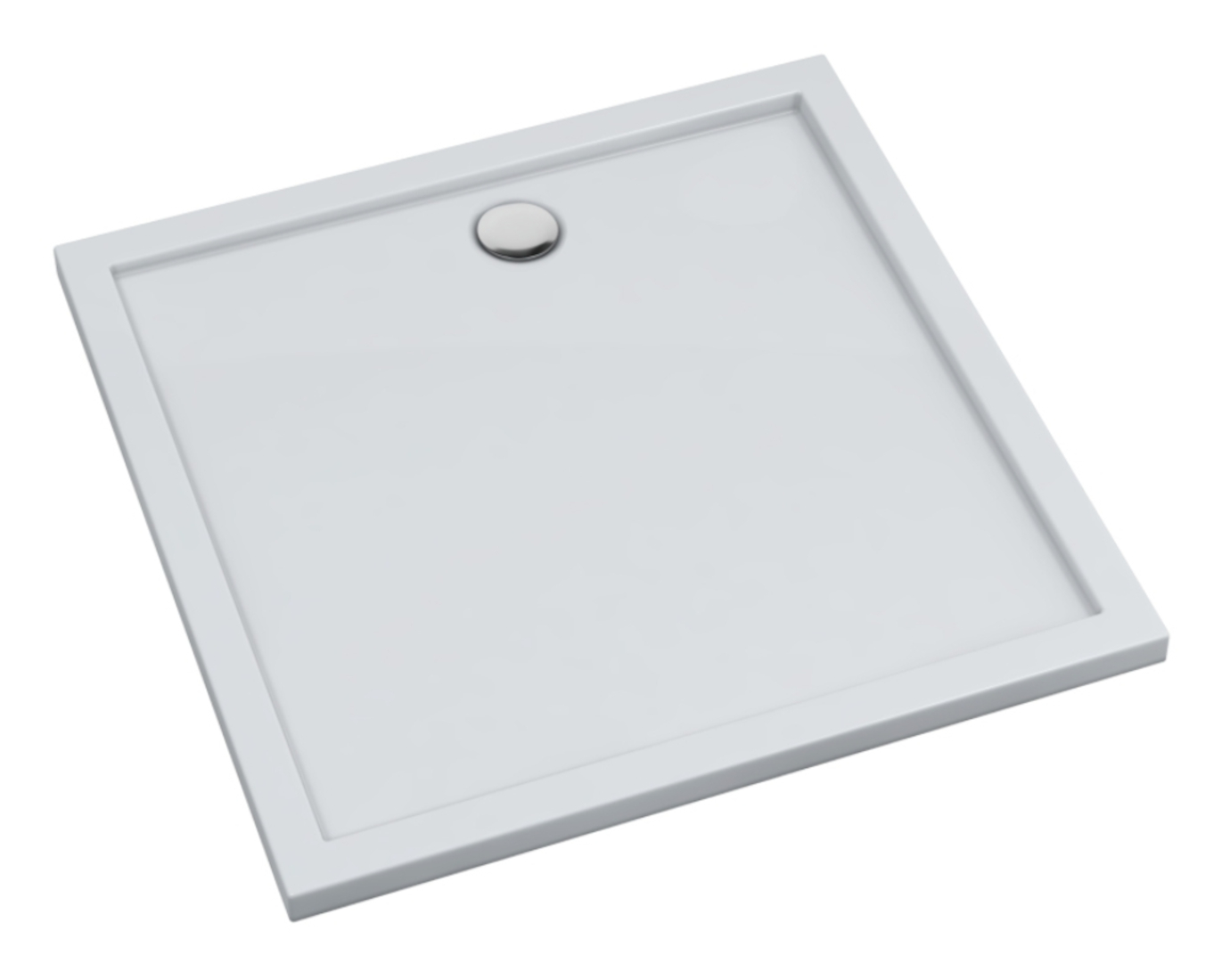 Schedline Estima brodzik kwadratowy 100x100 cm biały 3SP.E1K-100100