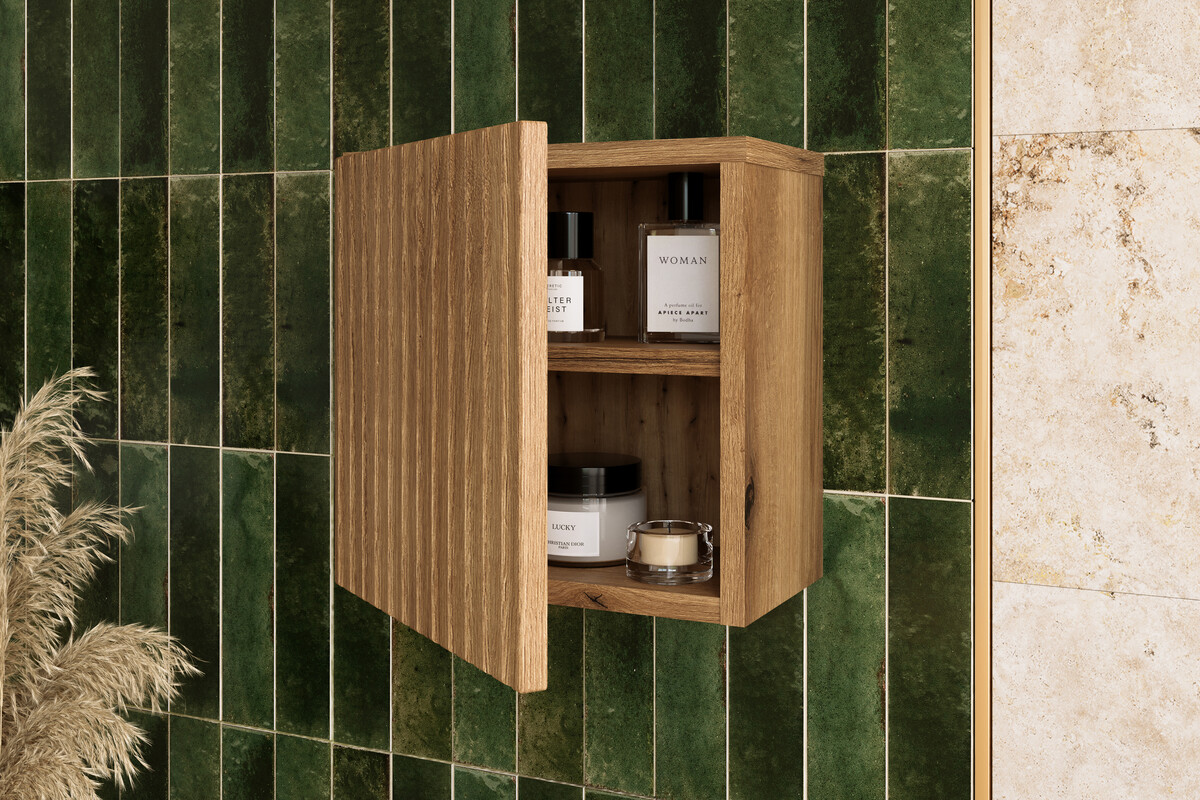 Comad Nova Coast Evoke szafka 30x18,9x30 cm boczna wisząca qubik dąb NOVA COAST EVOKE 83-30-1DQ