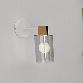 Milagro Madera kinkiet 1x60W biały/drewno MLP8553