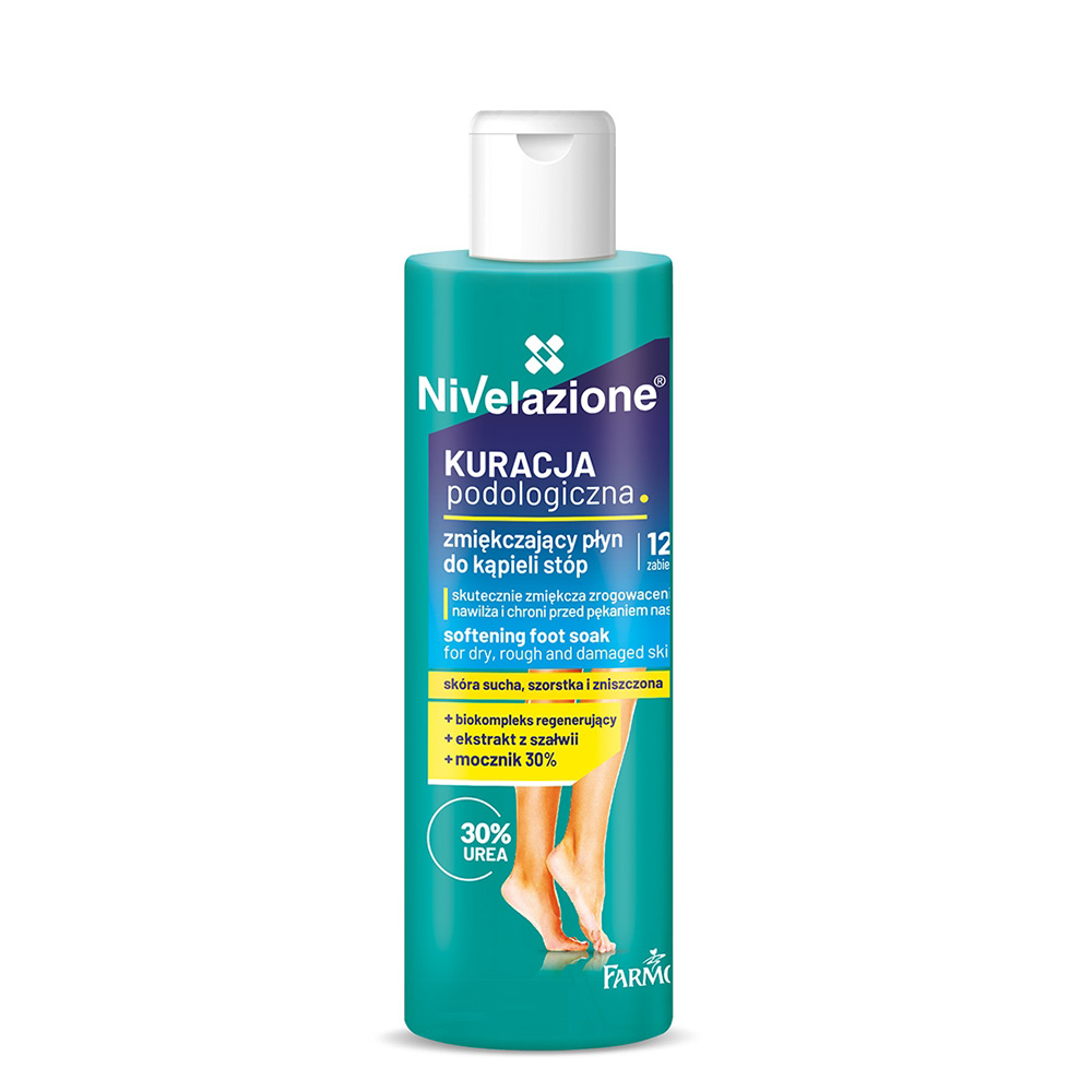 Zmiękczający płyn do kąpieli stóp z mocznikiem Farmona Nivelazione 170 ml