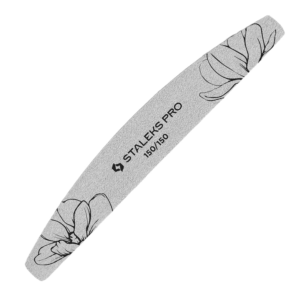 Pilnik mineralny do paznokci łódka półksiężyc 150/150 Staleks Expert 40 25 szt