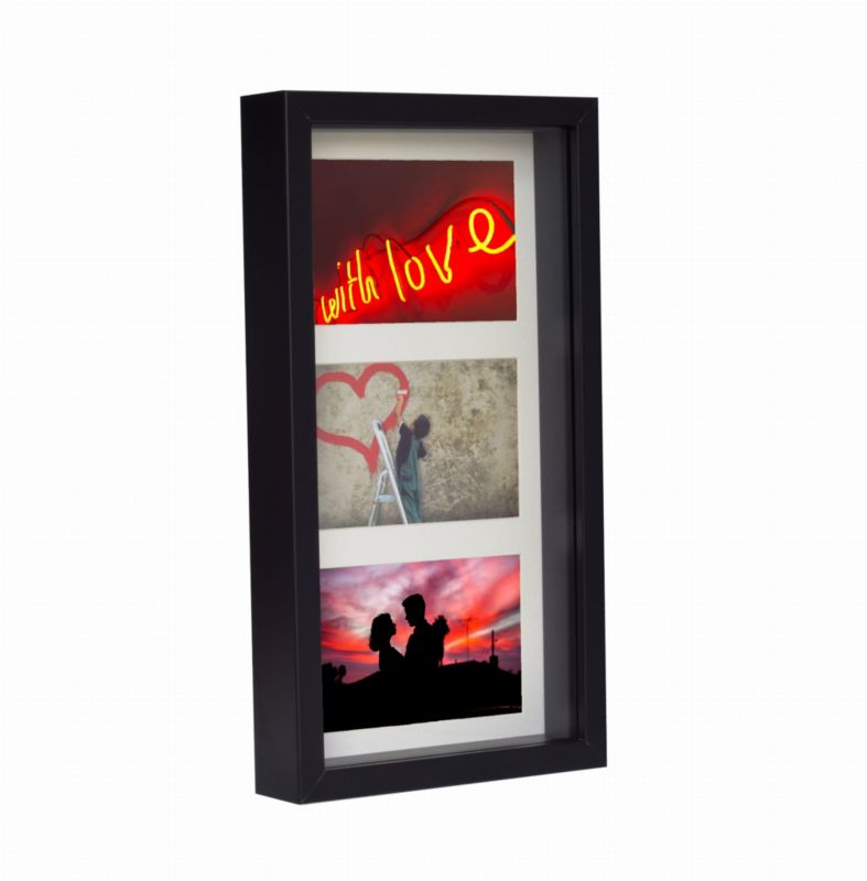 Ramka na zdjęcia BD art 3D głęboka 18x35cm czarna 1 szt.