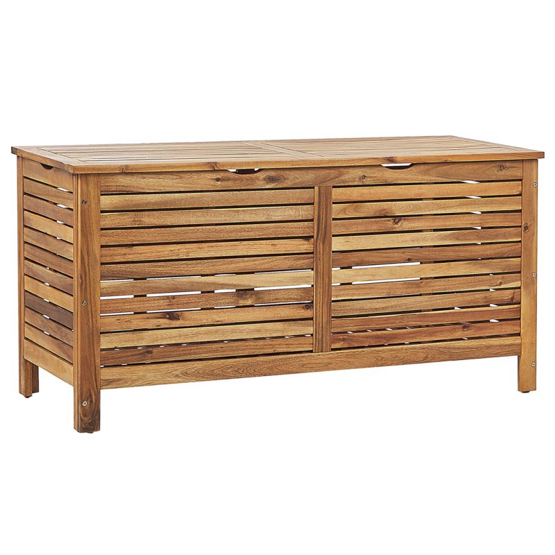 Skrzynia ogrodowa Riviera 130 cm 48 cm Jasnobrązowy 1 szt.