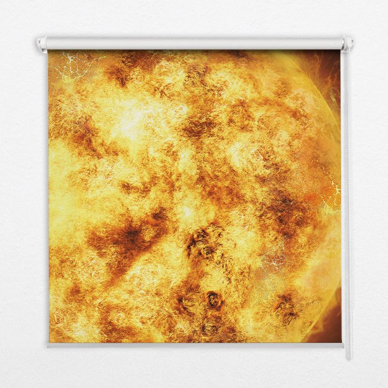 Roleta Do Kuchni Tulup 80x140 cm Żółta Siatka Montaż do ściany/sufitu 1 szt.
