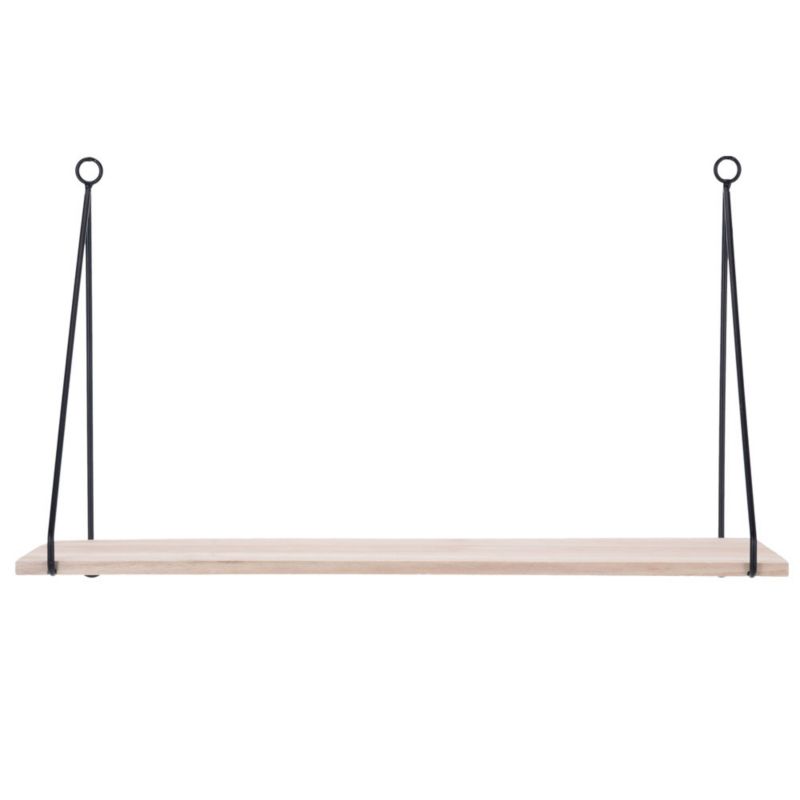 Półka ścienna H&S Decoration minimalistyczna loft 50x15x29 cm 1 szt.