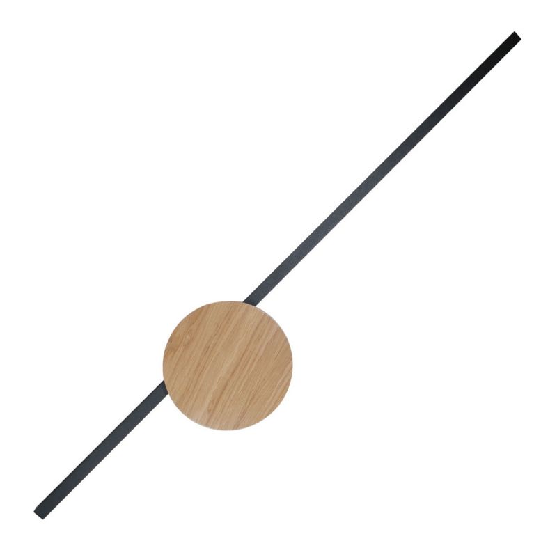 Kinkiet TK-Lighting Java Ii Black Wood 1 dyskretne światło - 1szt.