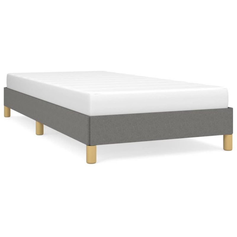 Łóżko tapicerowane WaszeMeble 90x190 cm ciemnoszare WM-346779 1 szt.