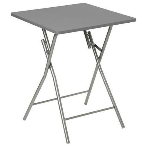 Stół ogrodowy składany 2-osobowy 5FIVE SIMPLY SMART szary nowoczesny metalowy 60x60 cm do tarasu 1 szt.