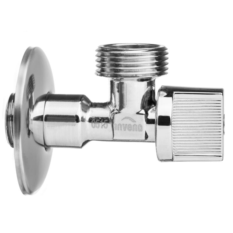 Zawór Kątowy do Baterii Pralki GZ/GZ 1/2"x1/2" Kurek Kulowy INVENA 1 szt.