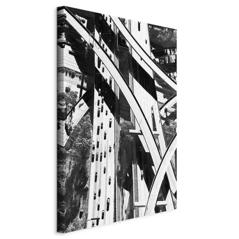 Obraz Artgeist Geometria miasta 20 x 30 cm płótno włoskie 1 szt