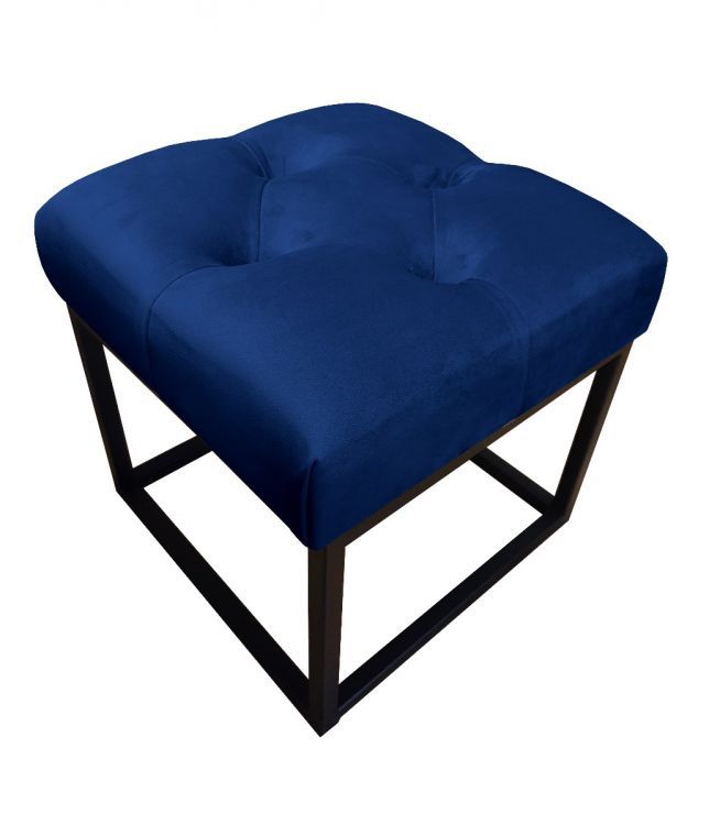 Pufa CHARLIE MG VELVET granatowa ATOS 1 szt.