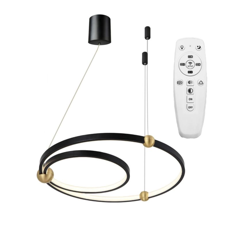 Lampa Sufitowa Wisząca Toolight App692-30-50 Czarny