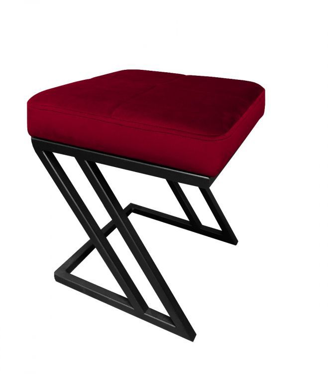 Pufa ZAZU MG VELVET bordowa ATOS 1 szt.