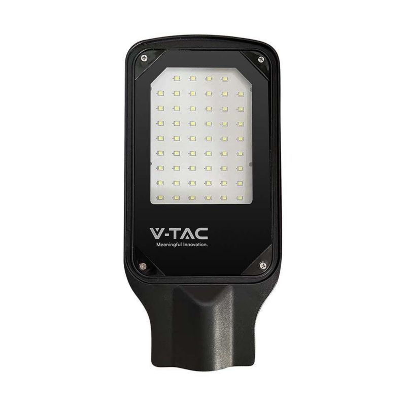 Lampa uliczna V-TAC 15057 czarna LED 50W 4000K 4270lm IP65 wym: 30,6 x 15 x 3,7 cm - 1 szt.