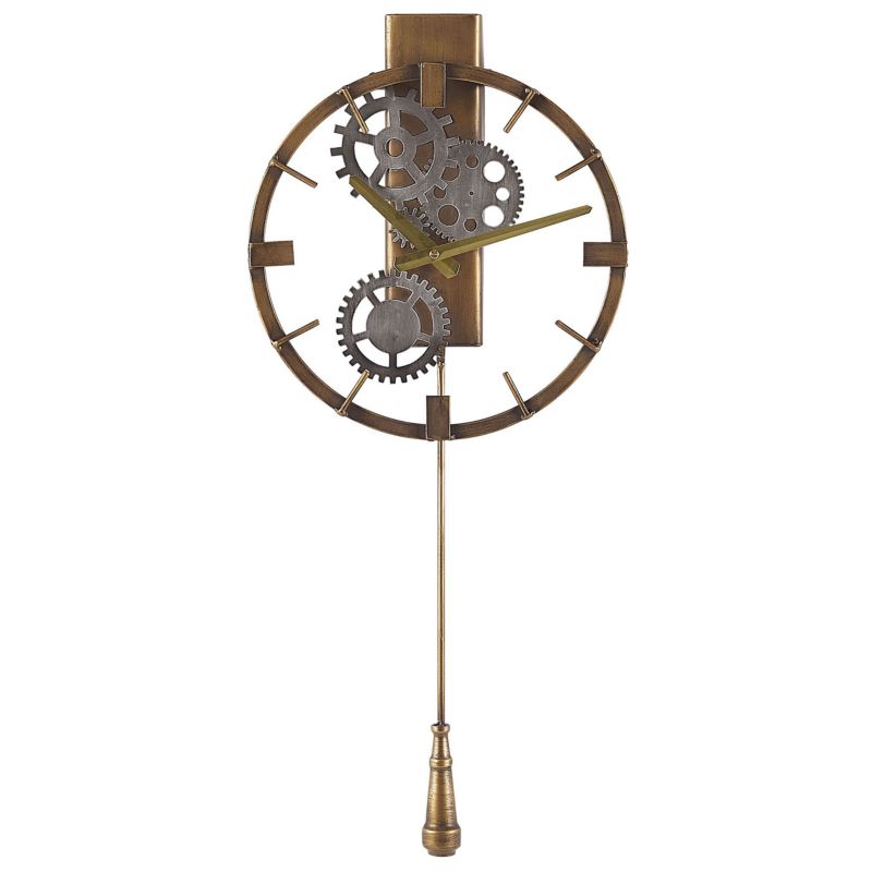 Zegar ścienny Marcote 30 cm Metal Złoty 1 szt.
