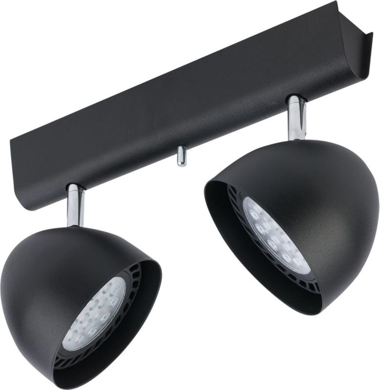 Spot sufitowy Nowodvorski Lighting Vespa czarny-chromowany 2 x ES111 x 75W IP20 wym: 30 x 12 cm - 1 szt.