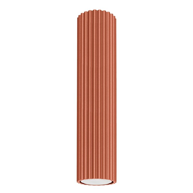 Oprawa sufitowa spot Sollux Lighting Karbon ochra czerwona 1 x GU10 x IP20 wym: 30 x 6,5 x 6,5 cm - 1 szt.