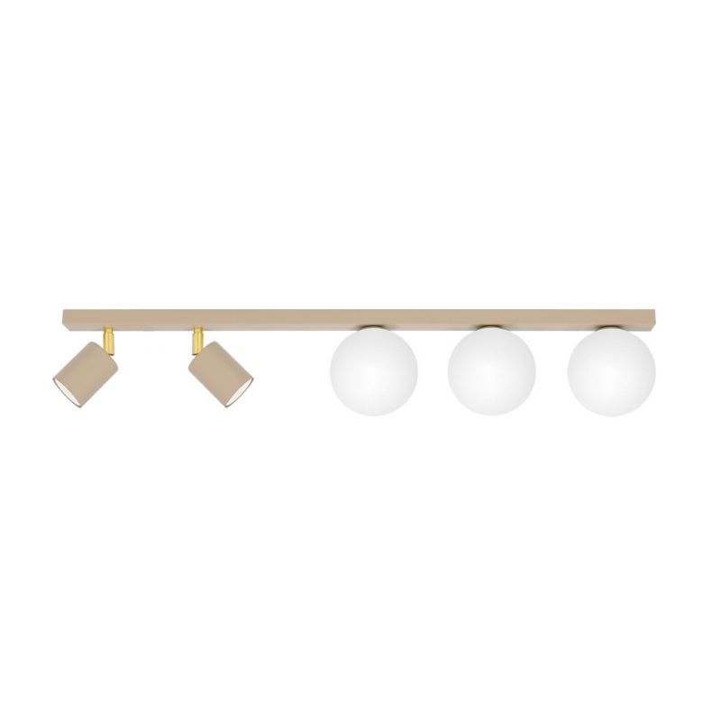 Lampa wisząca Kaja ASPA beżowa 5xG9+GU10x15W IP20 wym:12x80x14cm - 1 szt.