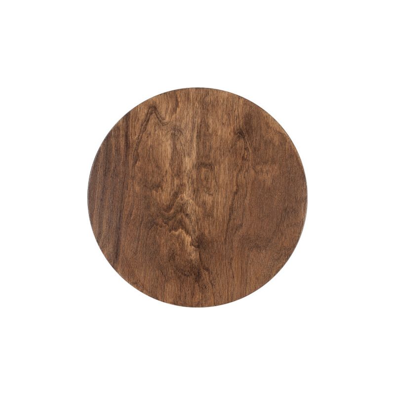 Kinkiet ścienny Nowodvorski Lighting Ring Timber Led ciemne drewno-czarny LED 10W 3000K 130lm IP20 wym: 25 x 25 x 3,5 cm - 1 szt.