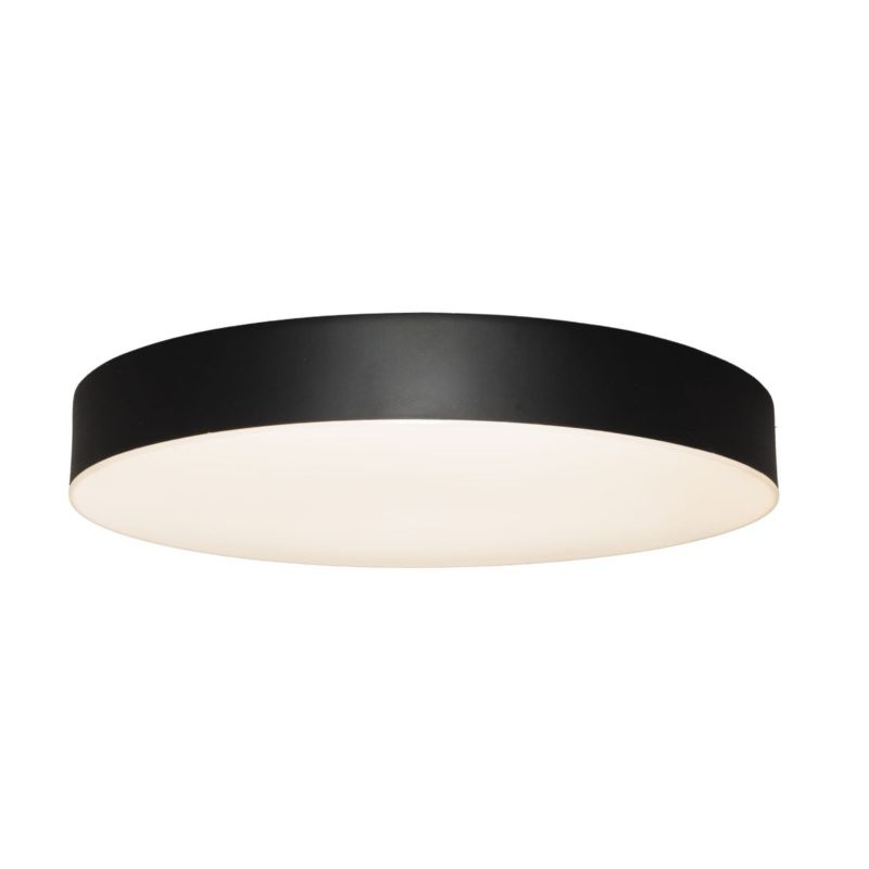 Plafon zmienna barwa Maxlight LUMO czarno-biały okrągły 40cm LED 36W Biały zmienny 3000-6000K 3600lm IP44 - 1 szt.