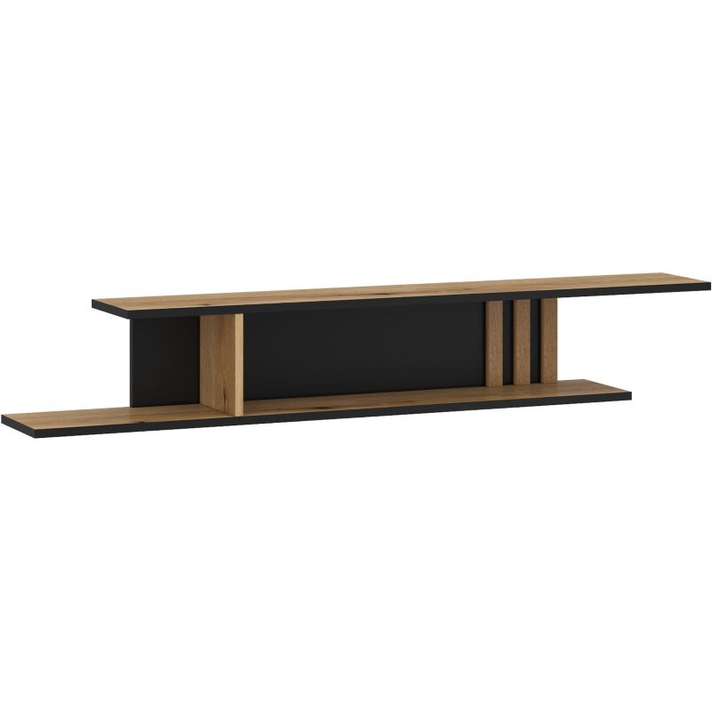 Półka Ścienna VERVE Mebel Elite do Salonu 140 cm Dąb Evok Klasyczna Loft 1 szt